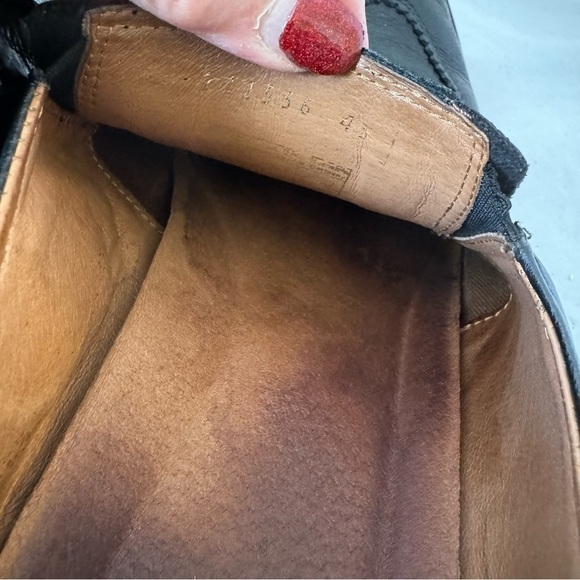 Josef Seibel Douglas Black Leather Men’s Dress Slip-on Loafers - Picture 7 of 11